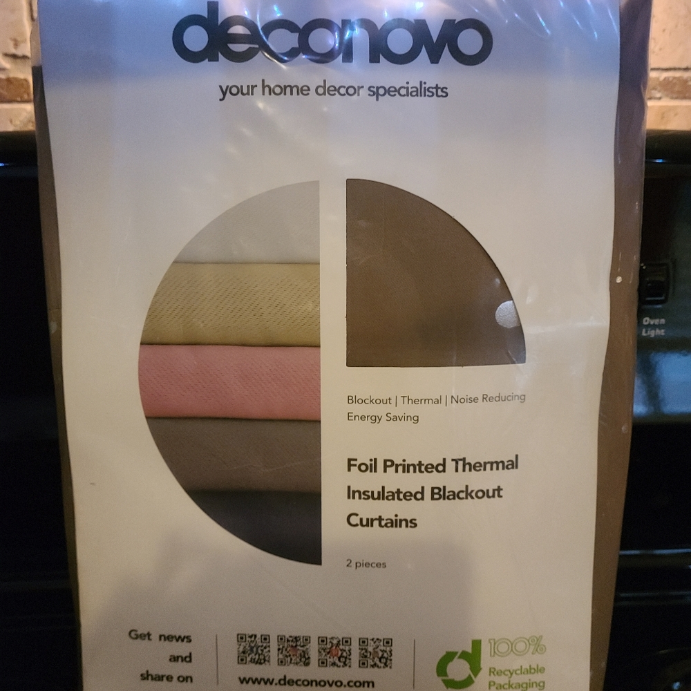 Brand new blackout curtains